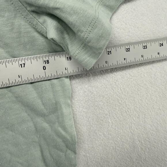 J Crew Polo Shirt men's Small Blue Slub Cotton Jersey Pocket Preppy Solid NEW - Picture 5 of 9